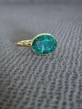 Shivam Dark Green💚 Beryl Ring💍 - NWT